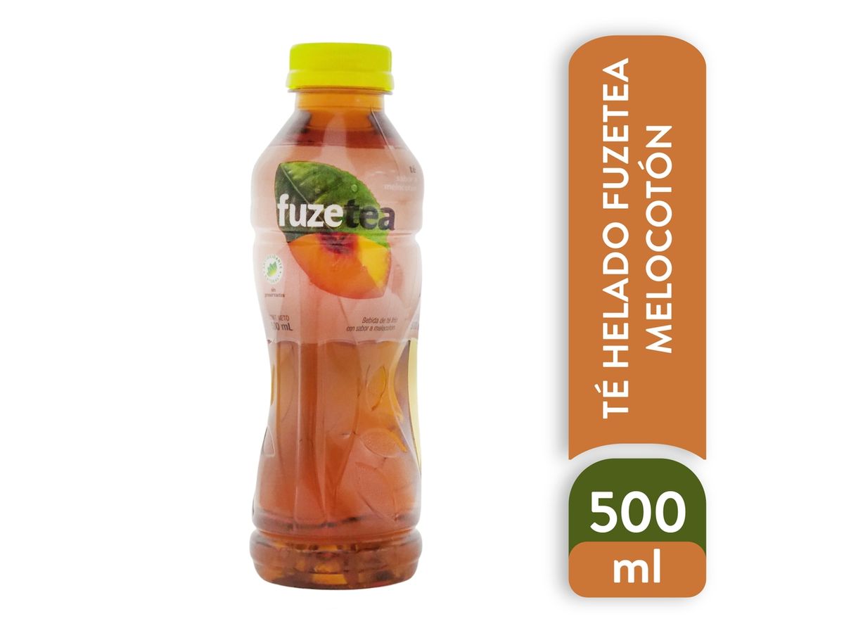 Refresco Fuze Tea Té Negro Melocotón - 500 ml