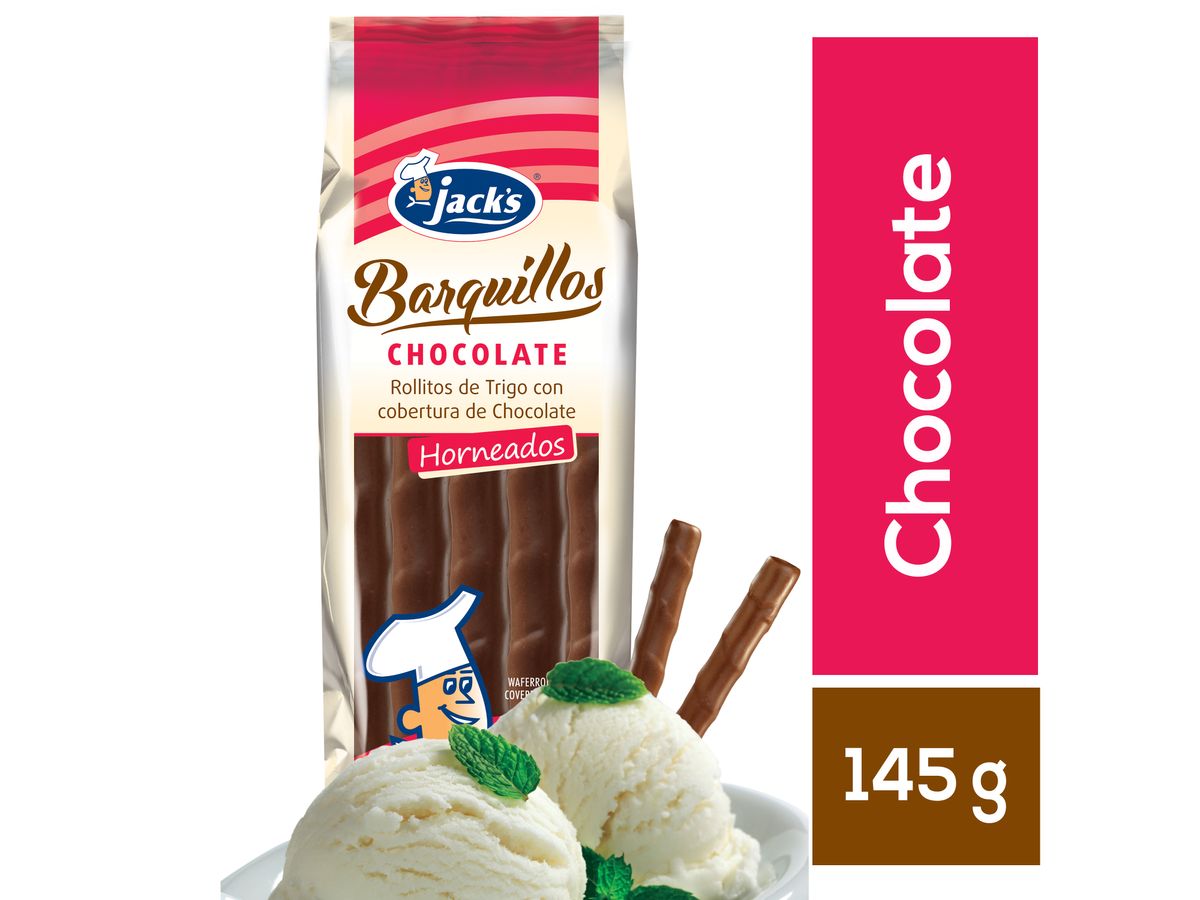 Barquillos Jack's de chocolate - 145 g