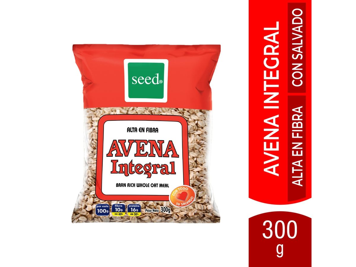 Avena Integral Seed Alta En Fibra - 300 g
