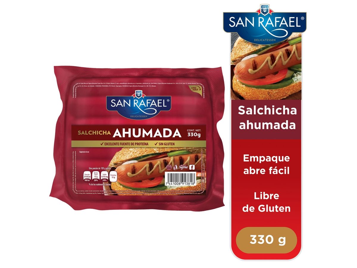 Salchicha San Rafael Ahumada -330 g