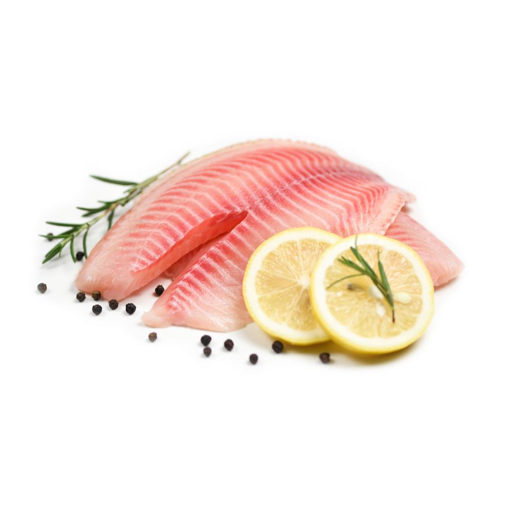 Tilapia Sin Piel Sin Espina 10% Glaseado Congelado Caja