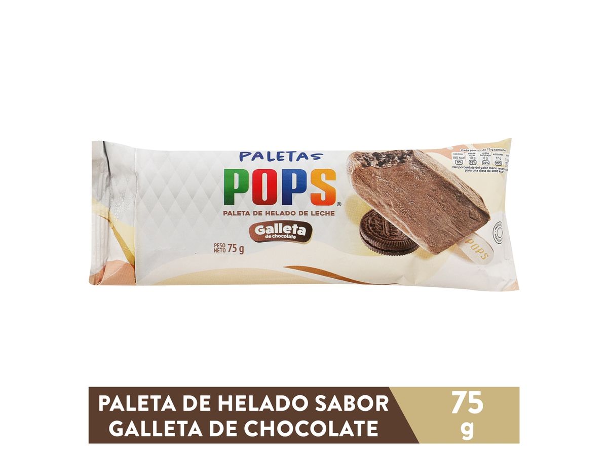 Paleta Pops Leche Galleta Choc 60 Gr