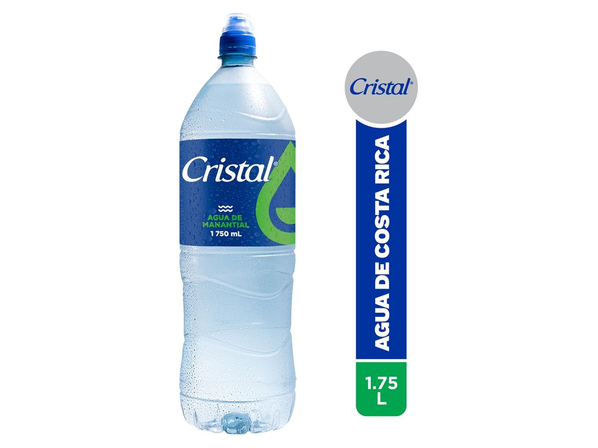 Cristal Agua Tapa Plana 1.75L
