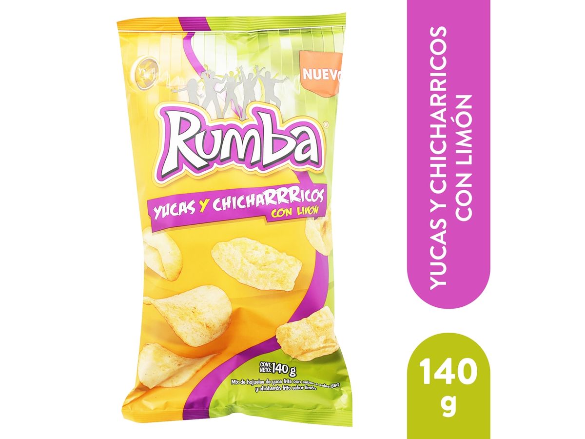 Snacks Rumba crujiente  mix yuca y chicharrón - 140 g