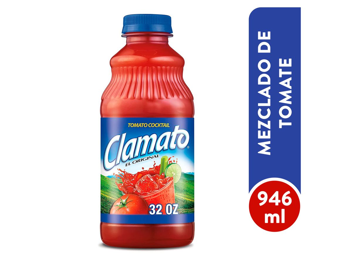 Jugo Clamato coctel de tomate concentrado para bebidas - 946 ml