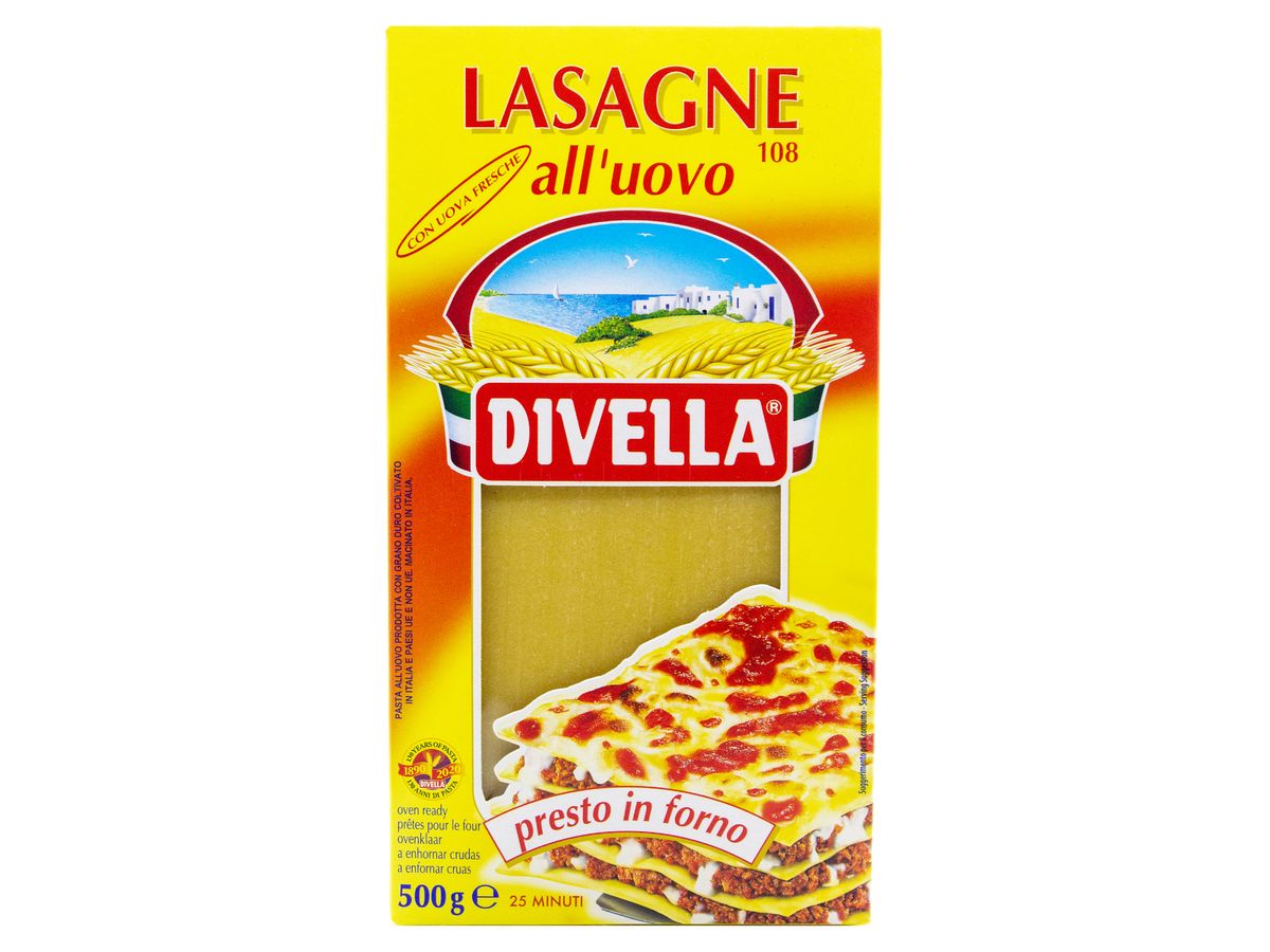 Lasagna Divella al huevo n108 - 500 g