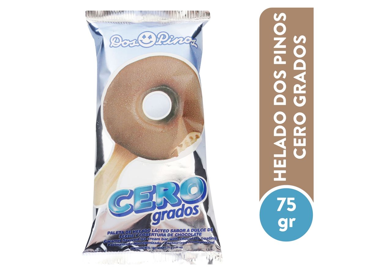 Helado Dos Pinos paleta cero grados - 75 g