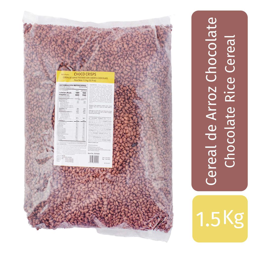 Mc Callum's Cereal Arroz Sabor Chocolate 1.5 kg / 3.3 lb