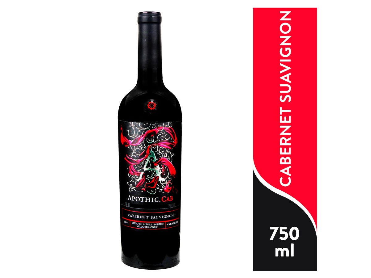 Vino tinto  Apothic cabernet sauvignon - 750 ml