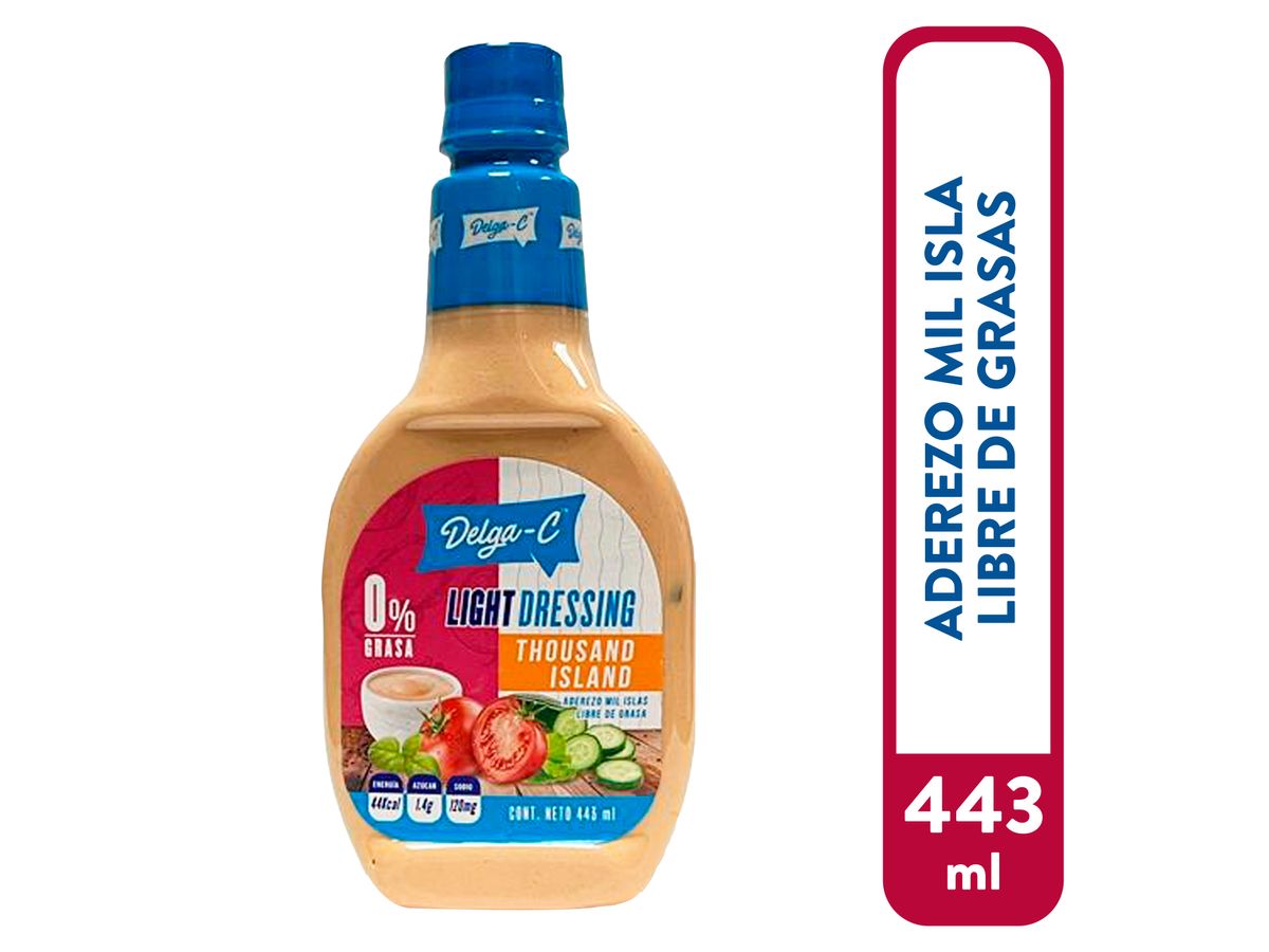 Aderezo Delga-C Mil Islas Sin Grasa -443ml