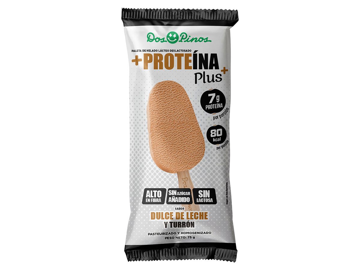 Paleta Dos Pinos Proteína Dulce de Leche Y Turrón - 75 g