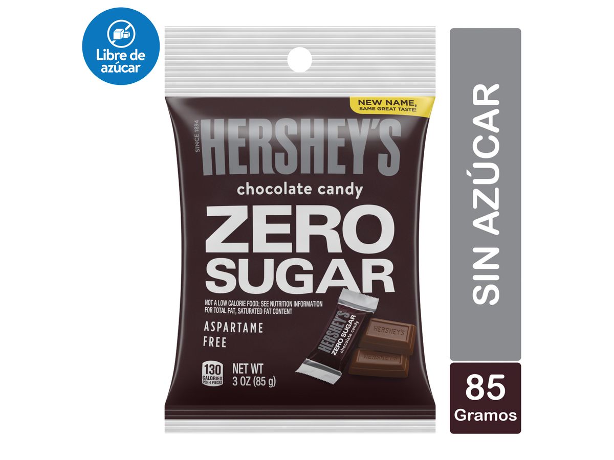 Chocolate Leche Hershey's Zero Sugar - 85 g