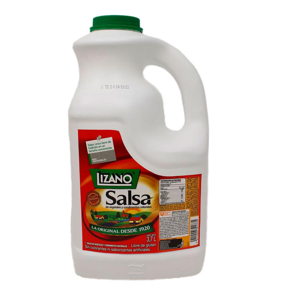 Lizano Salsa de Vegetales y Condimentos Naturales 3.7 lt / 125 oz