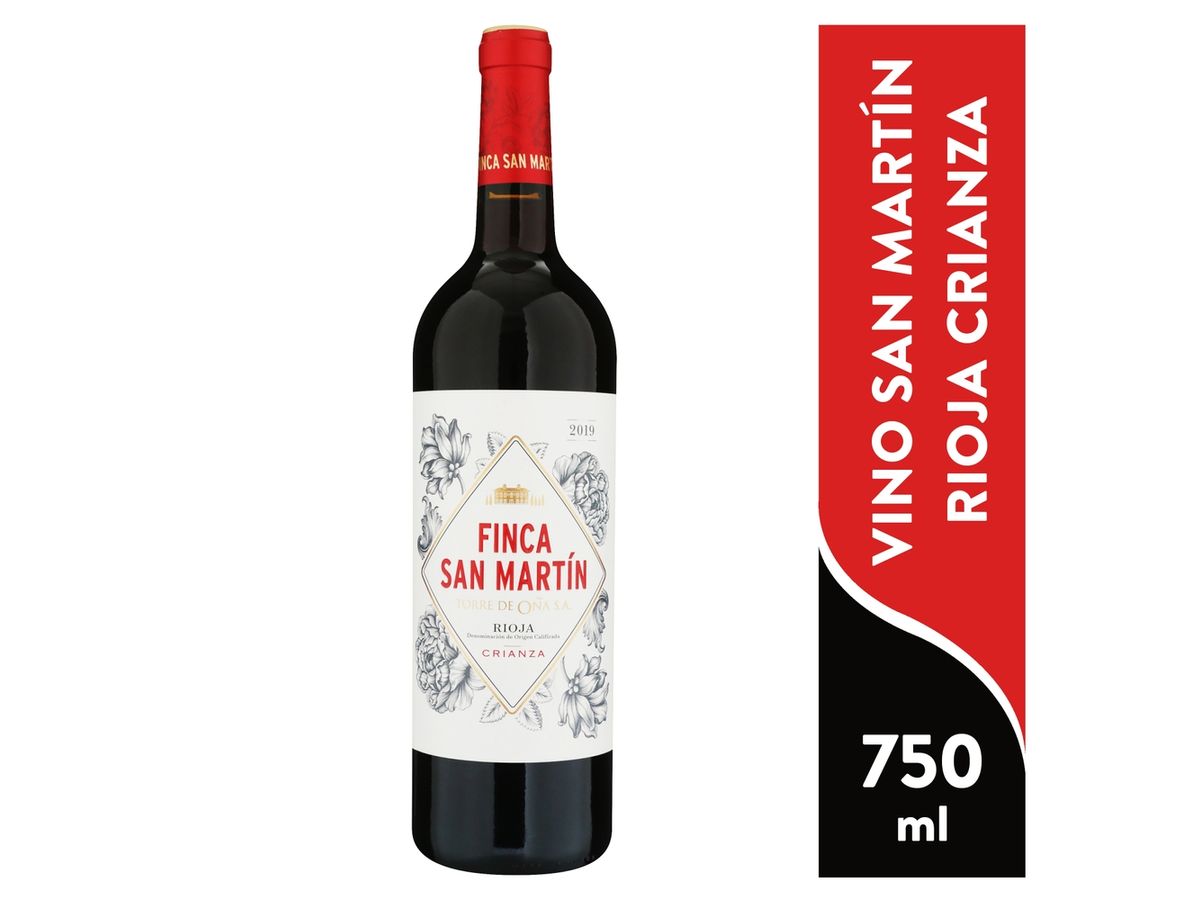 Vino tinto Finca San Martín rioja en botella - 750 ml