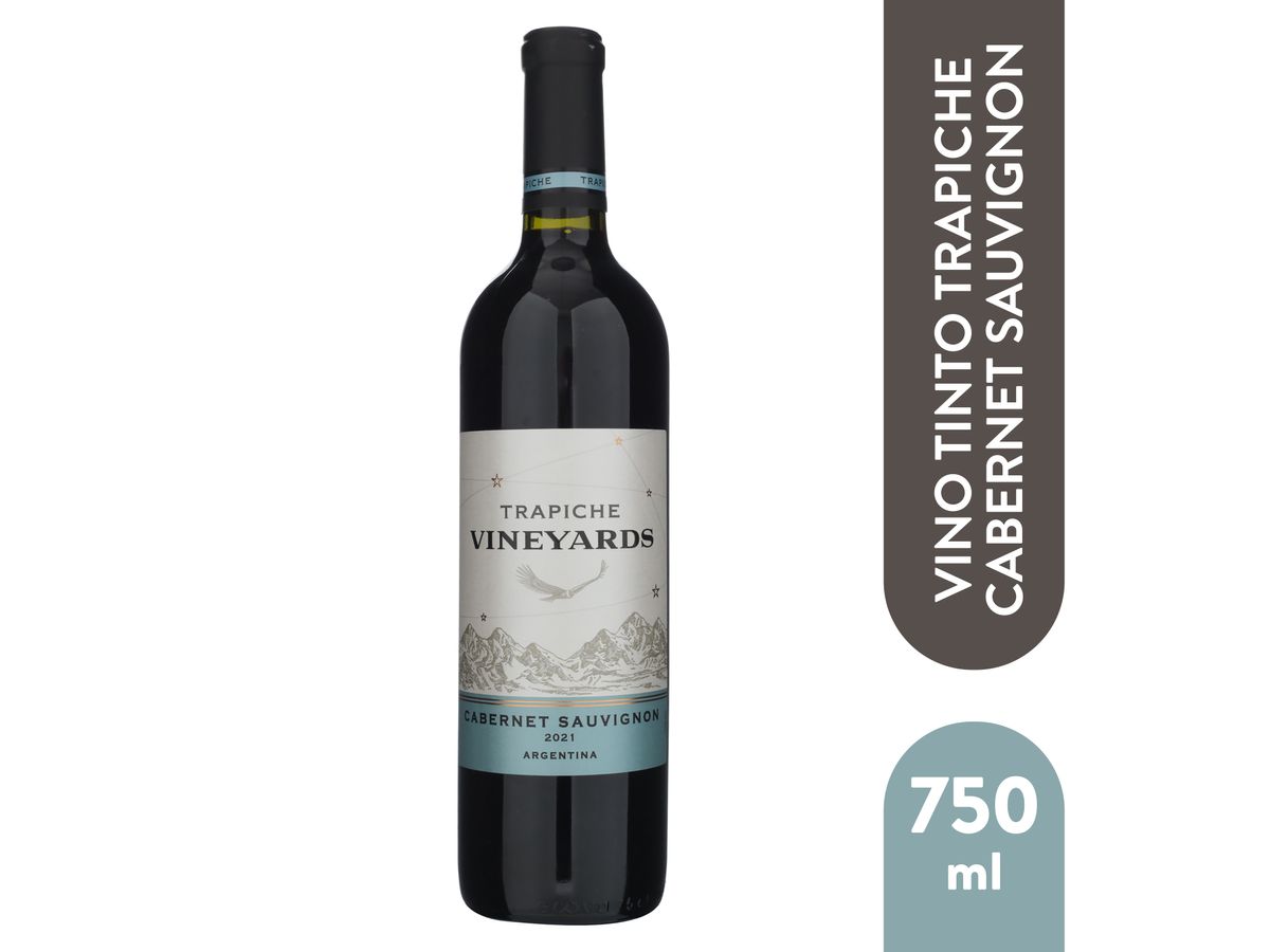 Vino tinto Trapiche cabernet sauvignon - 750 ml