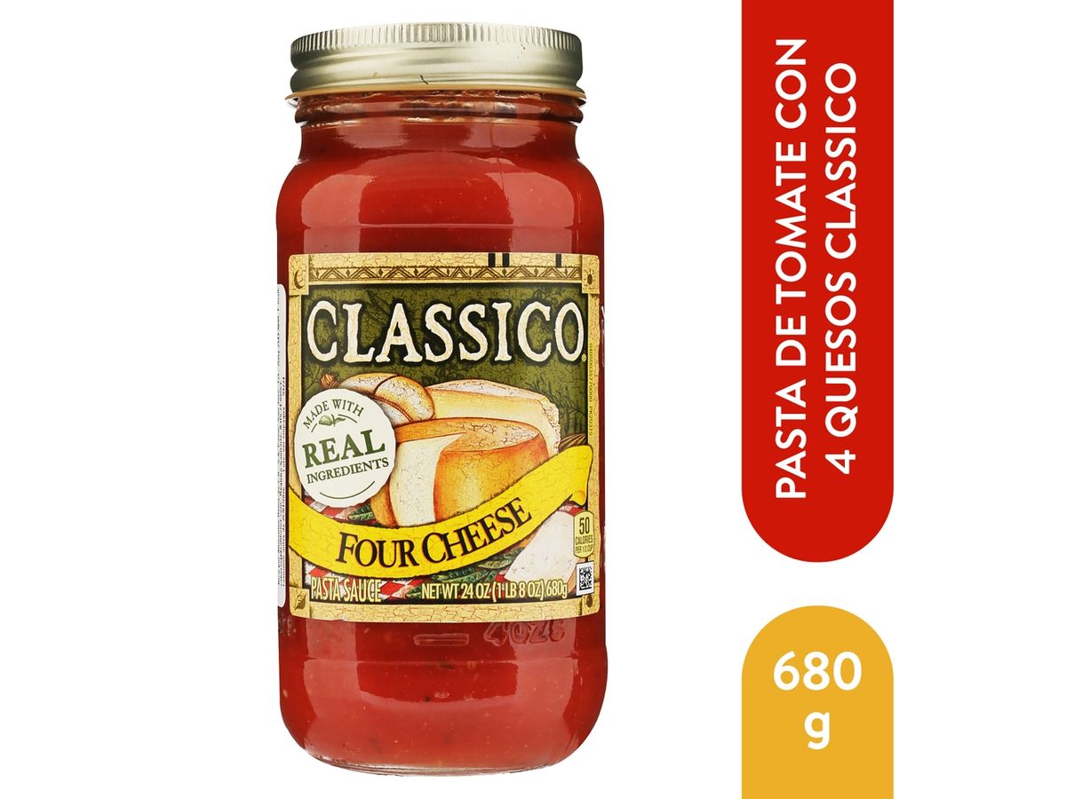 Pasta saurce de tomate Classico four cheese - 680 g
