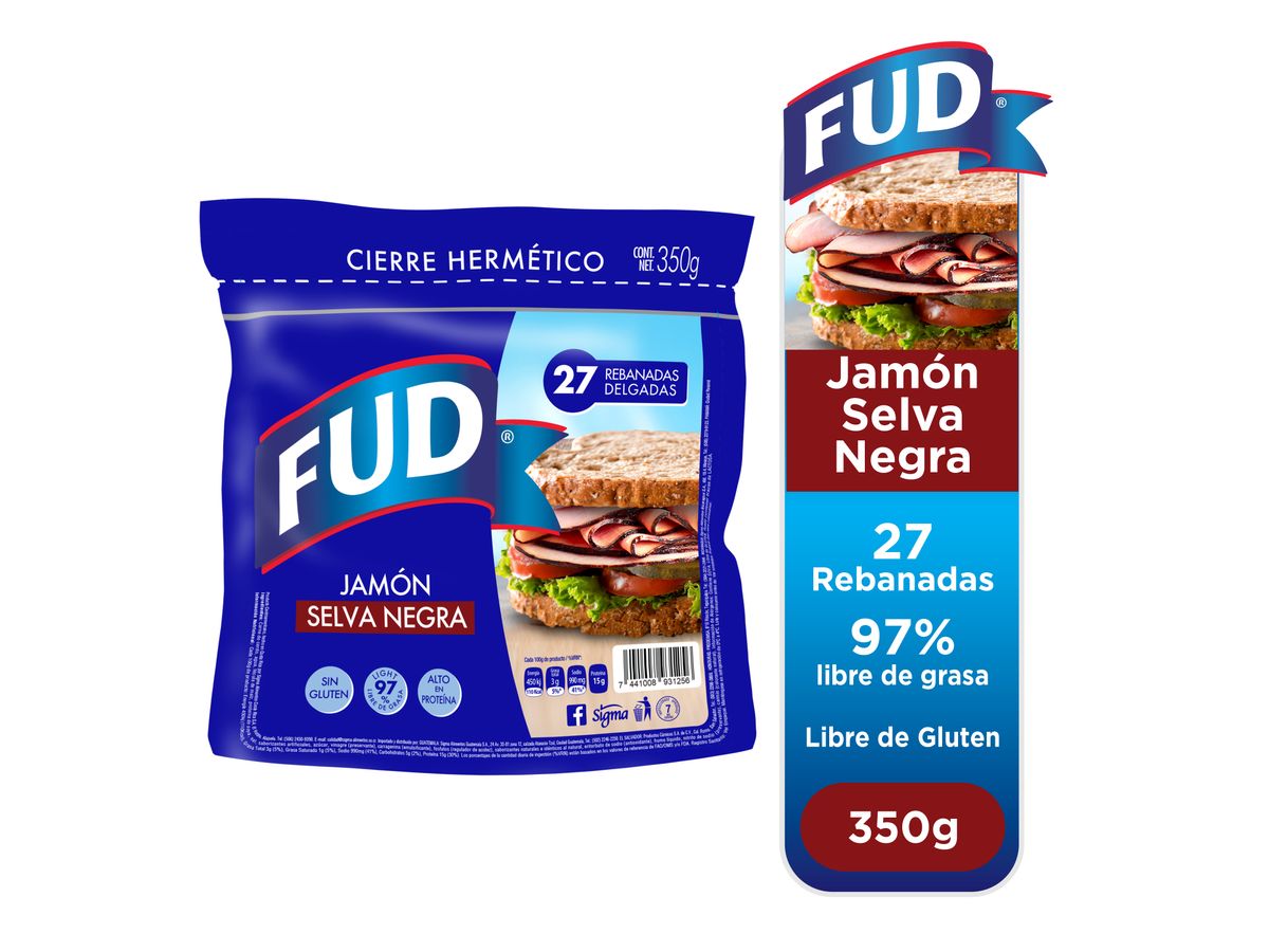 Jamón Fud ahumado selva negra - 350 g