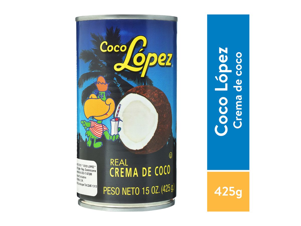 Crema de coco Lopez en lata - 425 g