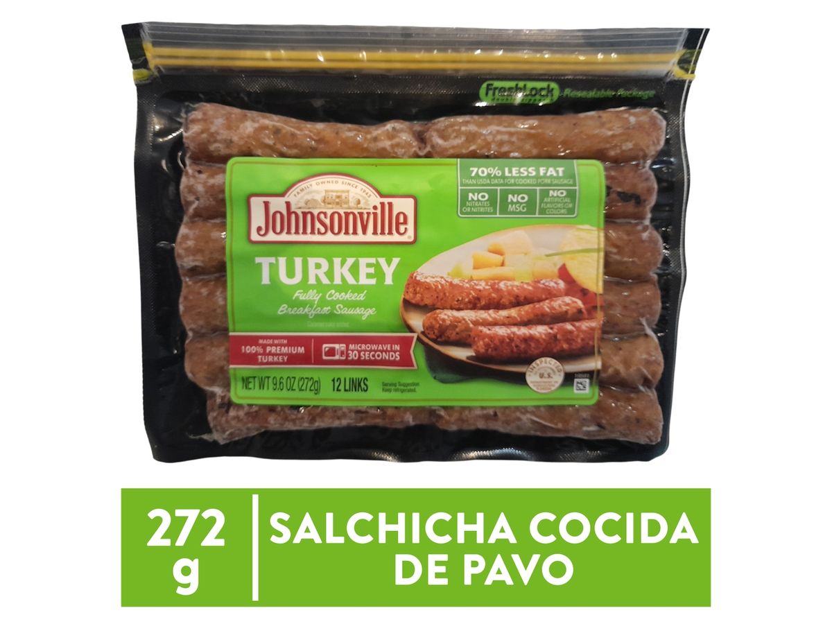 Salchicha Desayu Cocida De Pavo 272 Gr