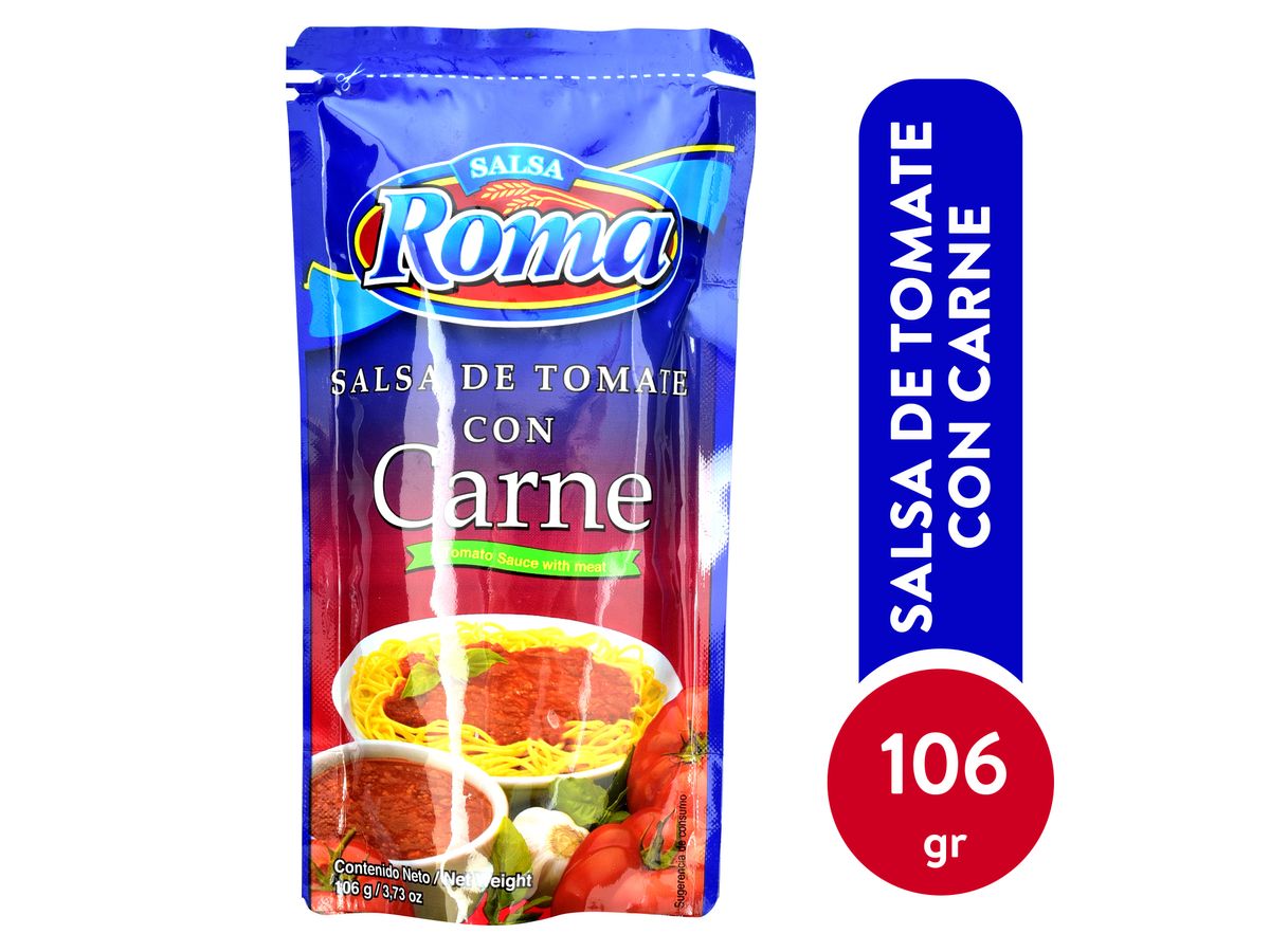 Salsa Roma preparada con carne - 106 g