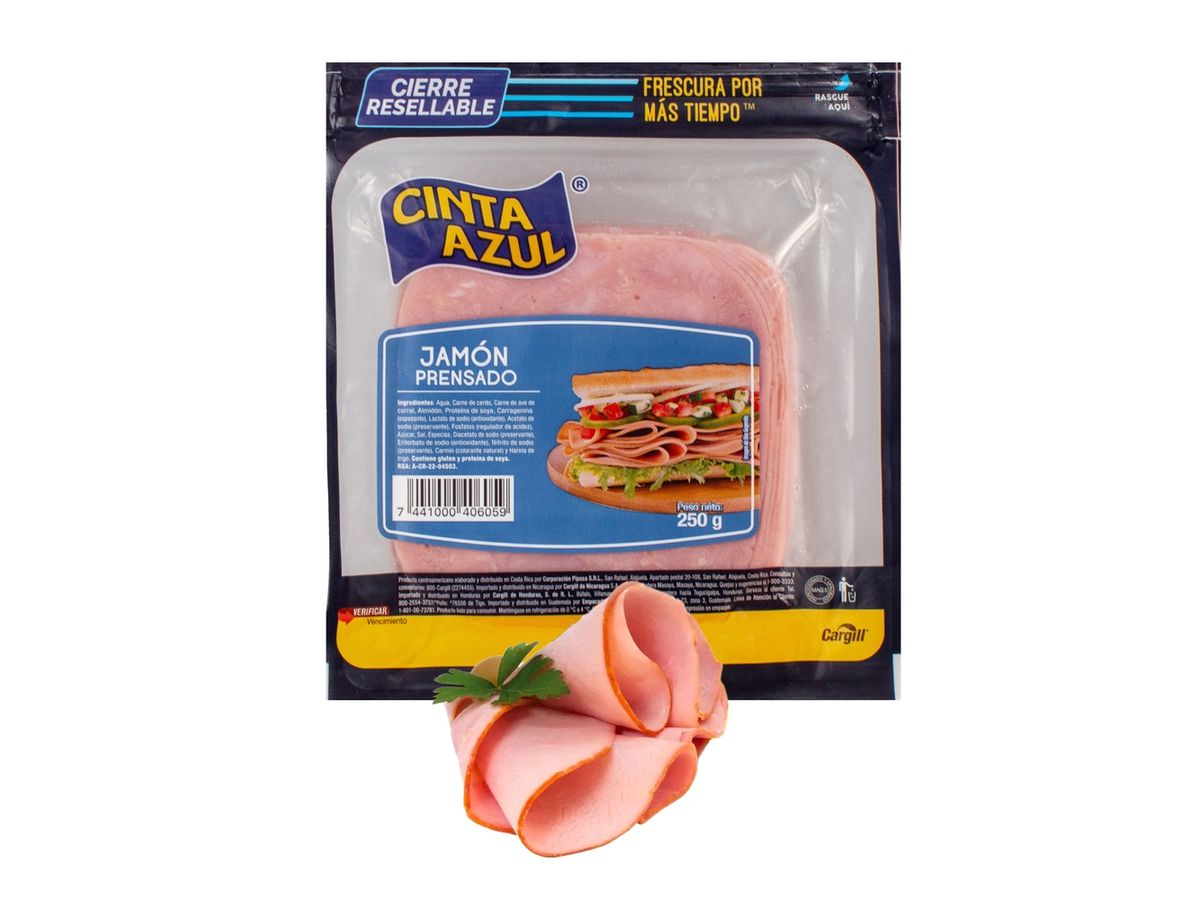 Jamón Prensado Cinta Azul de Cerdo - 250 g