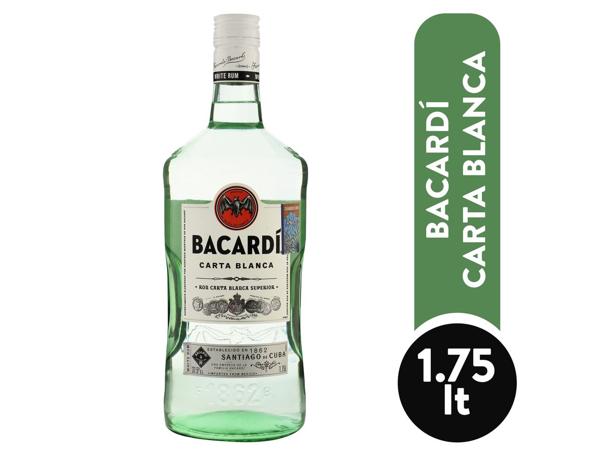 Ron Bacardi Blanco Garrafa -1750ml