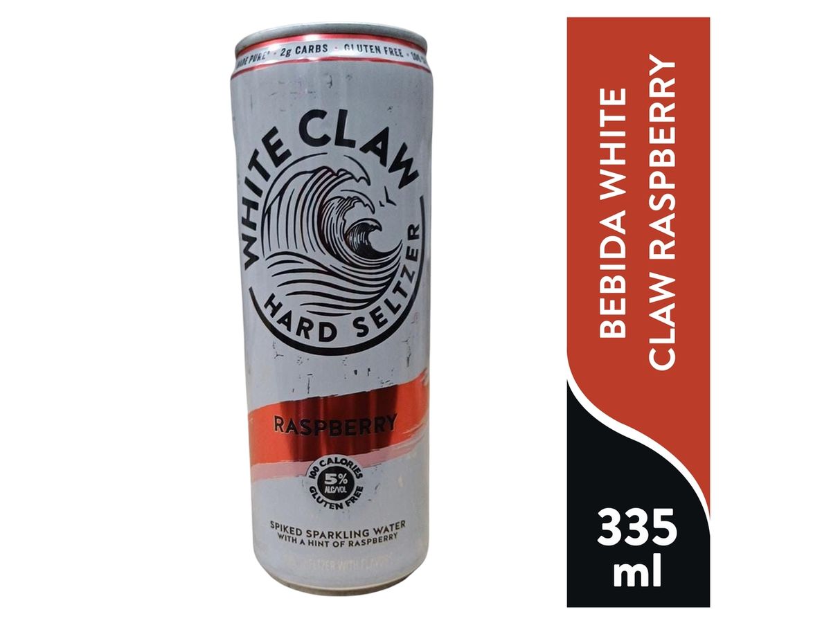 Bebida White Claw Raspberry 355ml