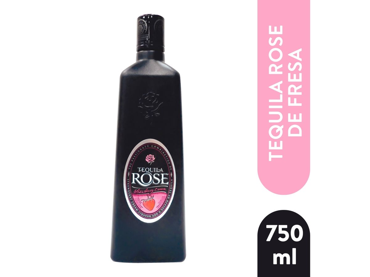Bebida cremosa Tequila Rose sabor fresa - 750 ml