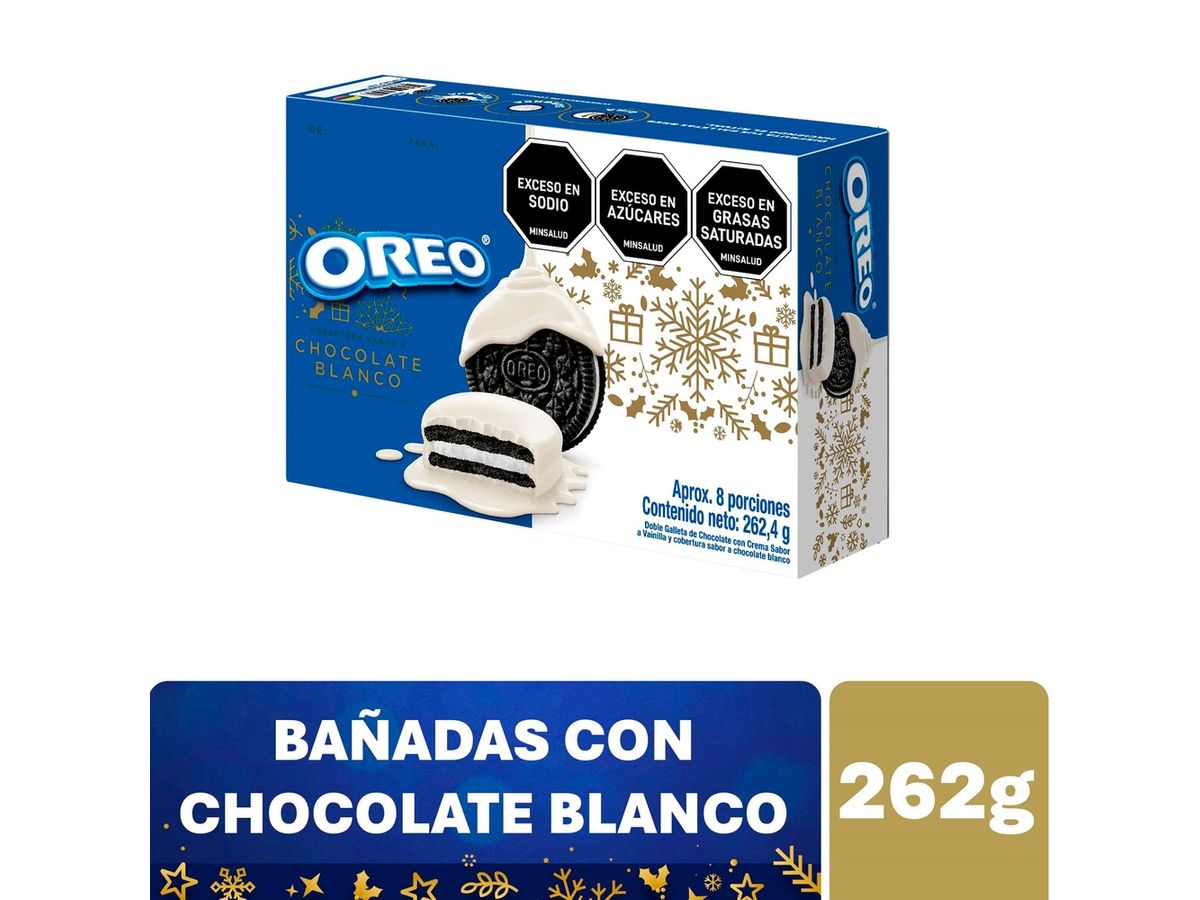 Galletas Oreo cobertura sabor a chocolate blanco 262 g