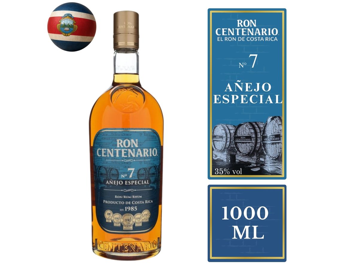 Ron Centenario Añejo Especial 7 años - 1000 ml