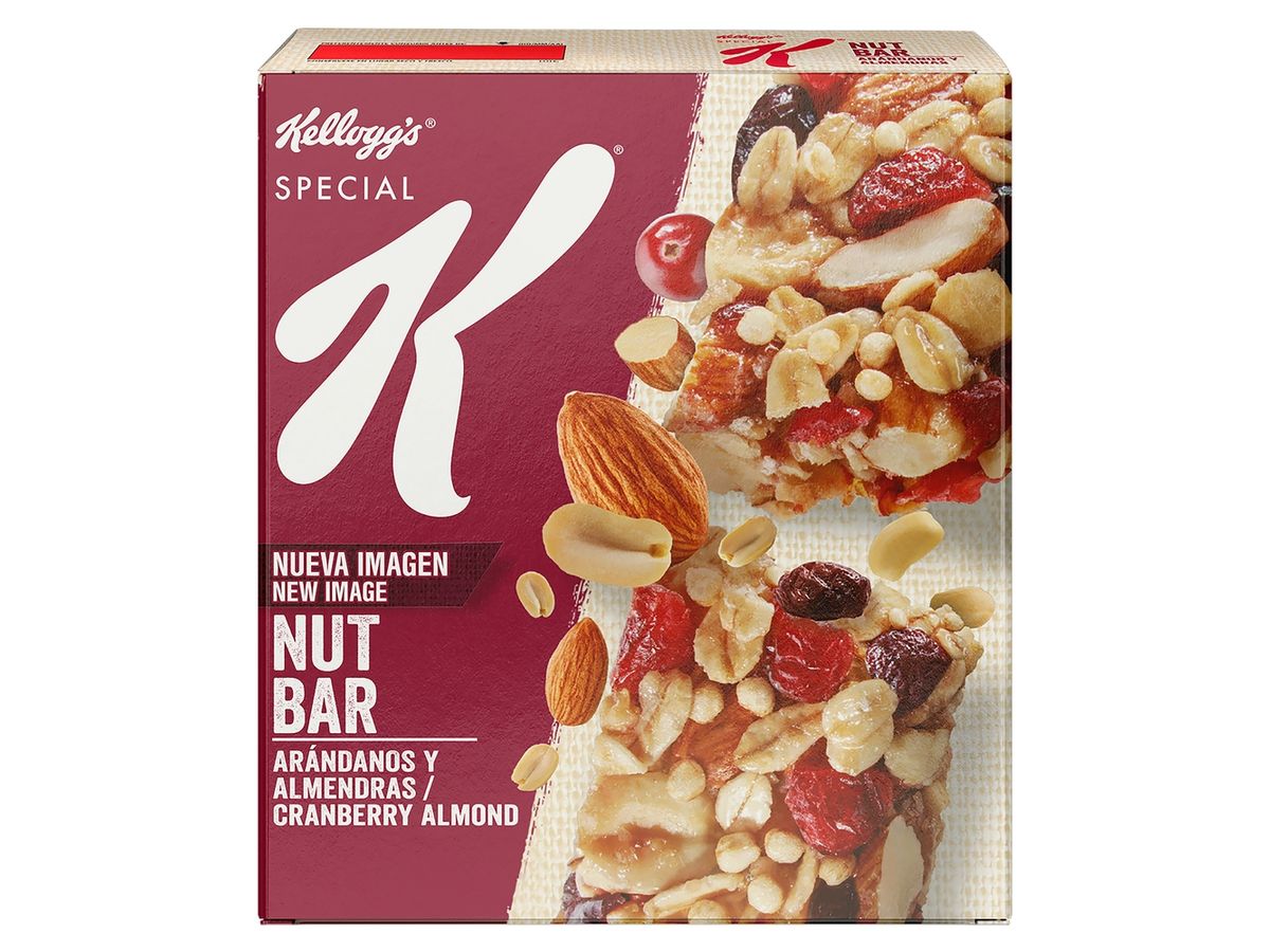 Barras de Cereal Kelloggs Special K Arándanos y Almendras - 165 g