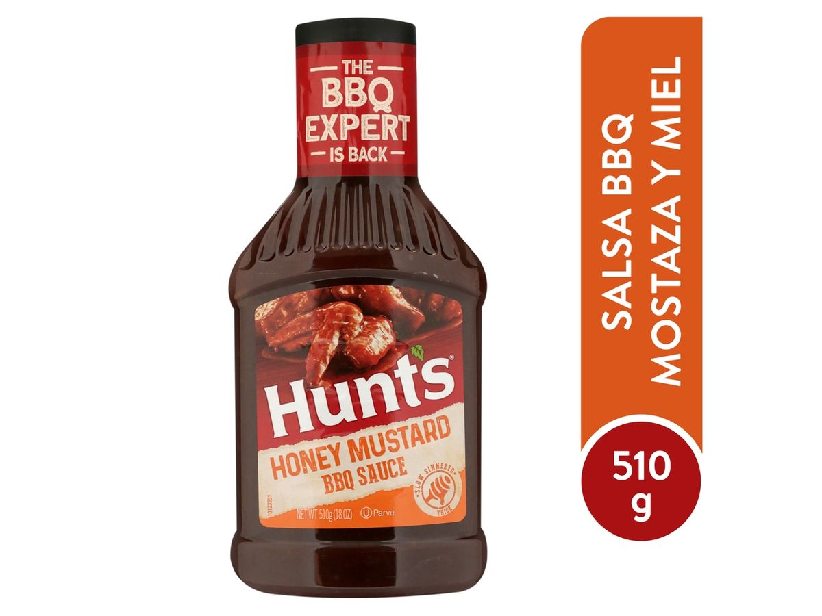 Salsa Hunts Bbq Honey Must 510ml