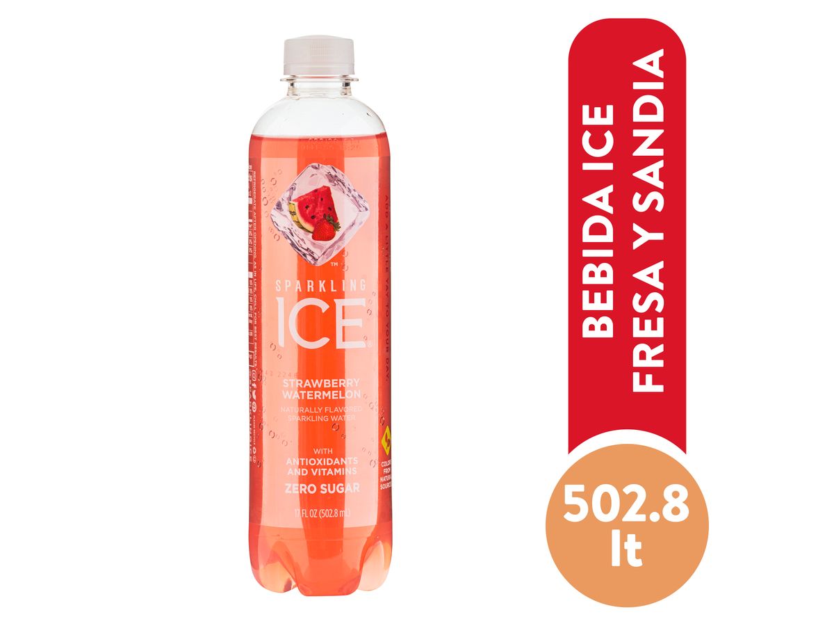 Agua Gasificada Sparkling Ice Fresa Sandia - 502.8ml