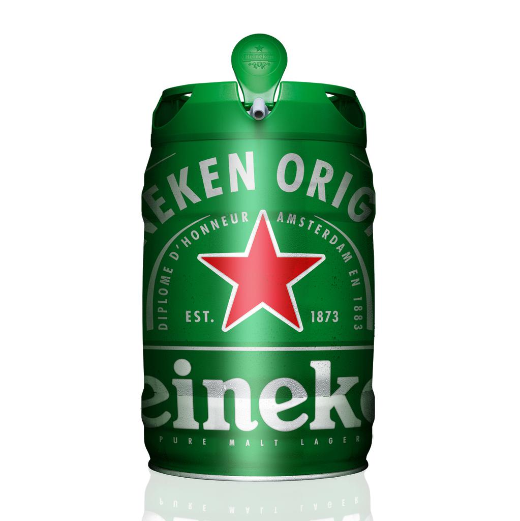 Heineken Cerveza Importada de Barril 5 L