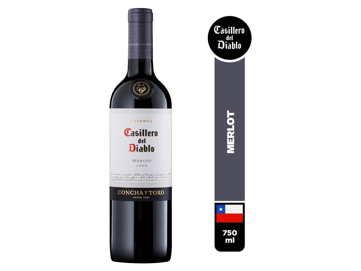 Vino Casillero Del Diablo Merlot - 750Ml