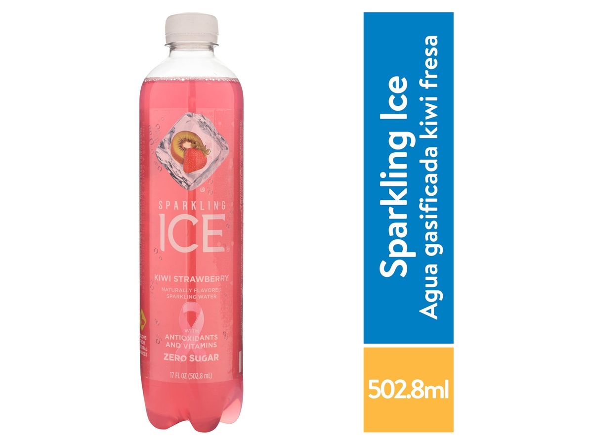 Agua gasificada Ice sabor kiwi fresa - 502.8 ml