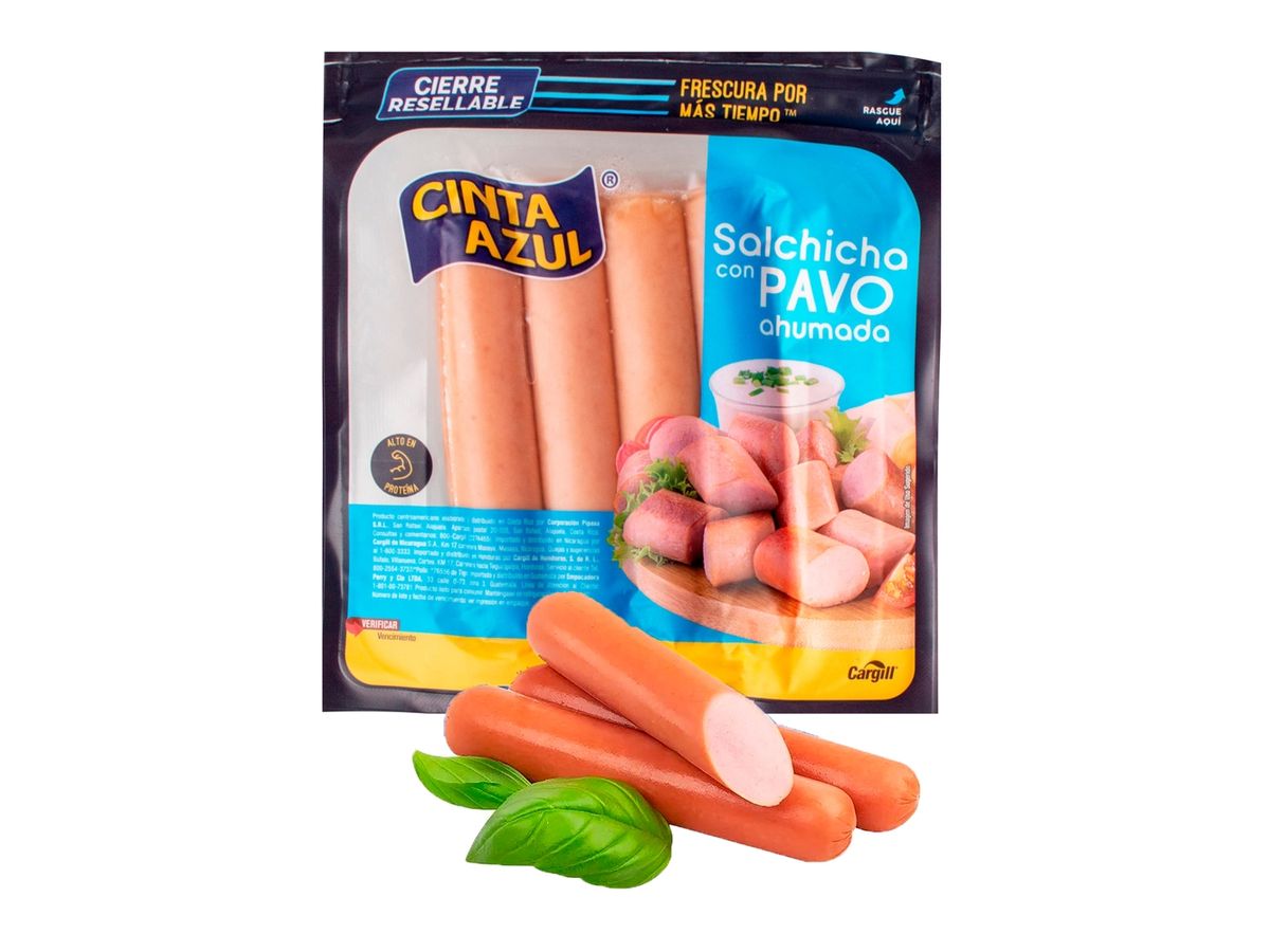 Salchicha de Pavo Cinta Azul light - 380 g