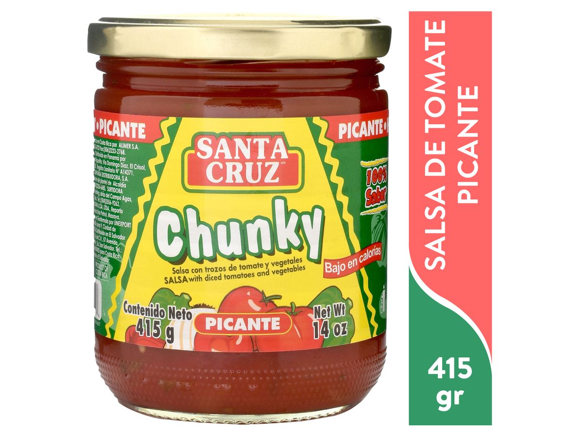 Salsa Santa Cruz chunky picante - 415 g