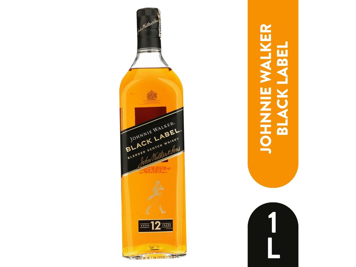 Whisky Johnnie Walker Black Label -1000 ml
