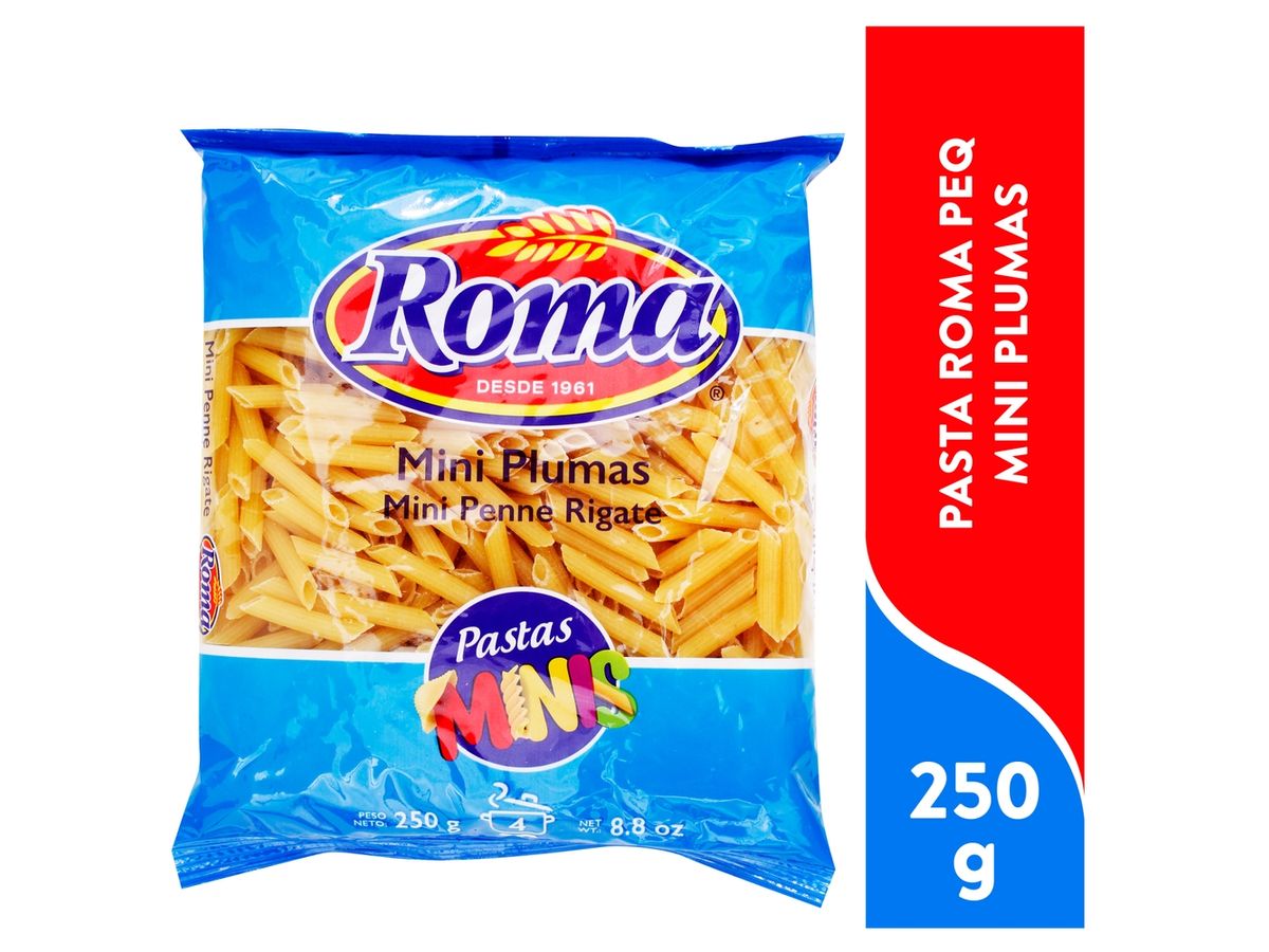 Pasta Roma mini plumas - 250 g