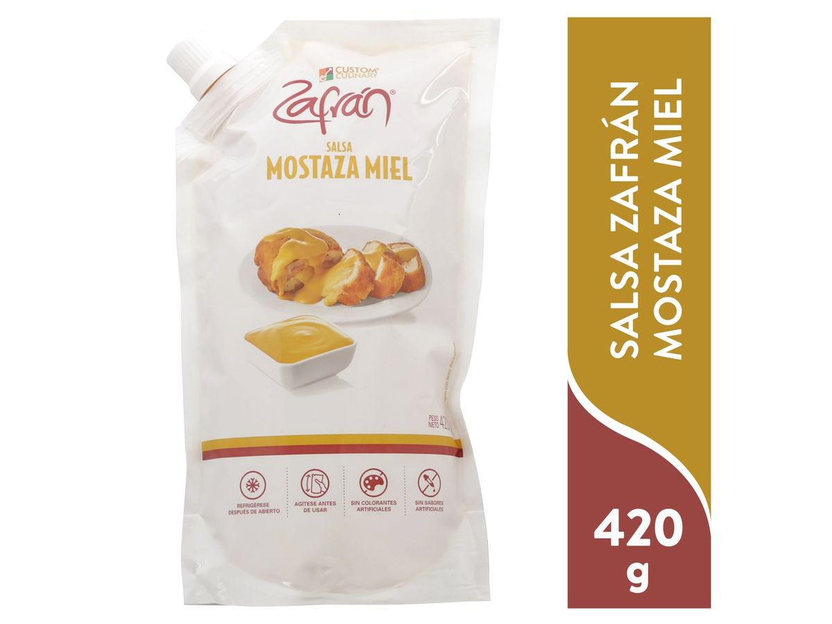 Salsa Zafran Mostaza Miel 420 G