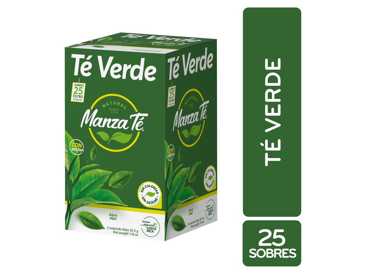 Té verde Manzaté caja 25 Uds - 32.5 g