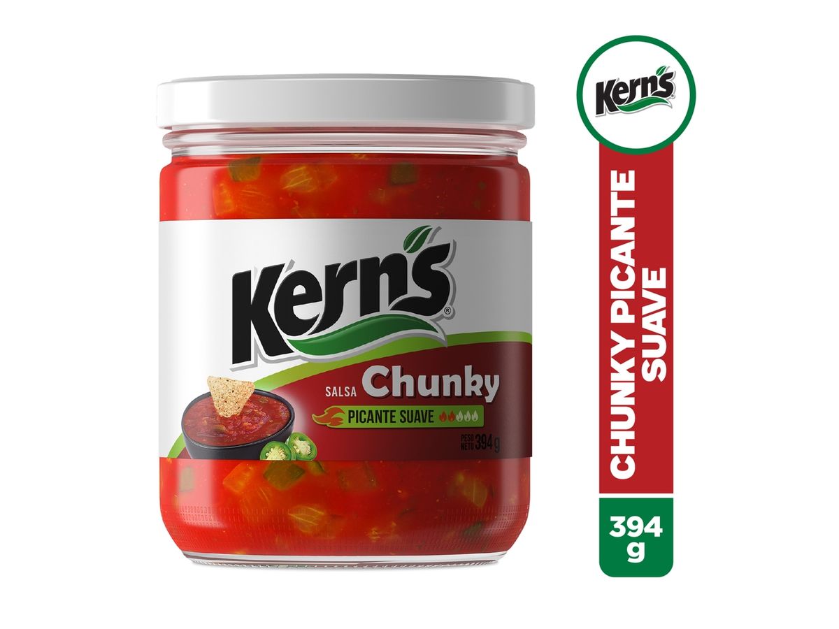 Kern's Salsa Chunky Picante Suave - 394 g