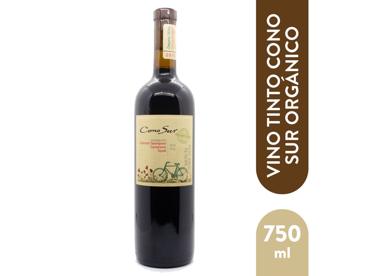 Vino Cono Sur Tinto Organico Carmenere - 750ml