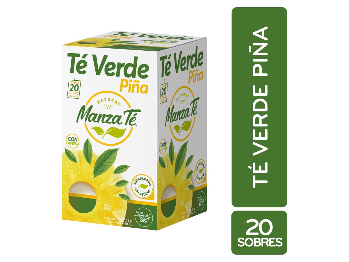 Té Verde Con Piña Manzate Caja 20 Uds -26 g