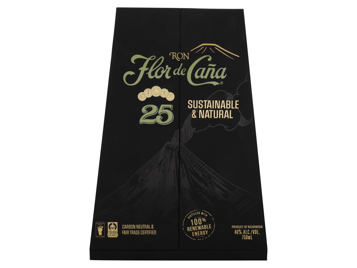 Ron flor de caña añejo 25 años - 750 ml