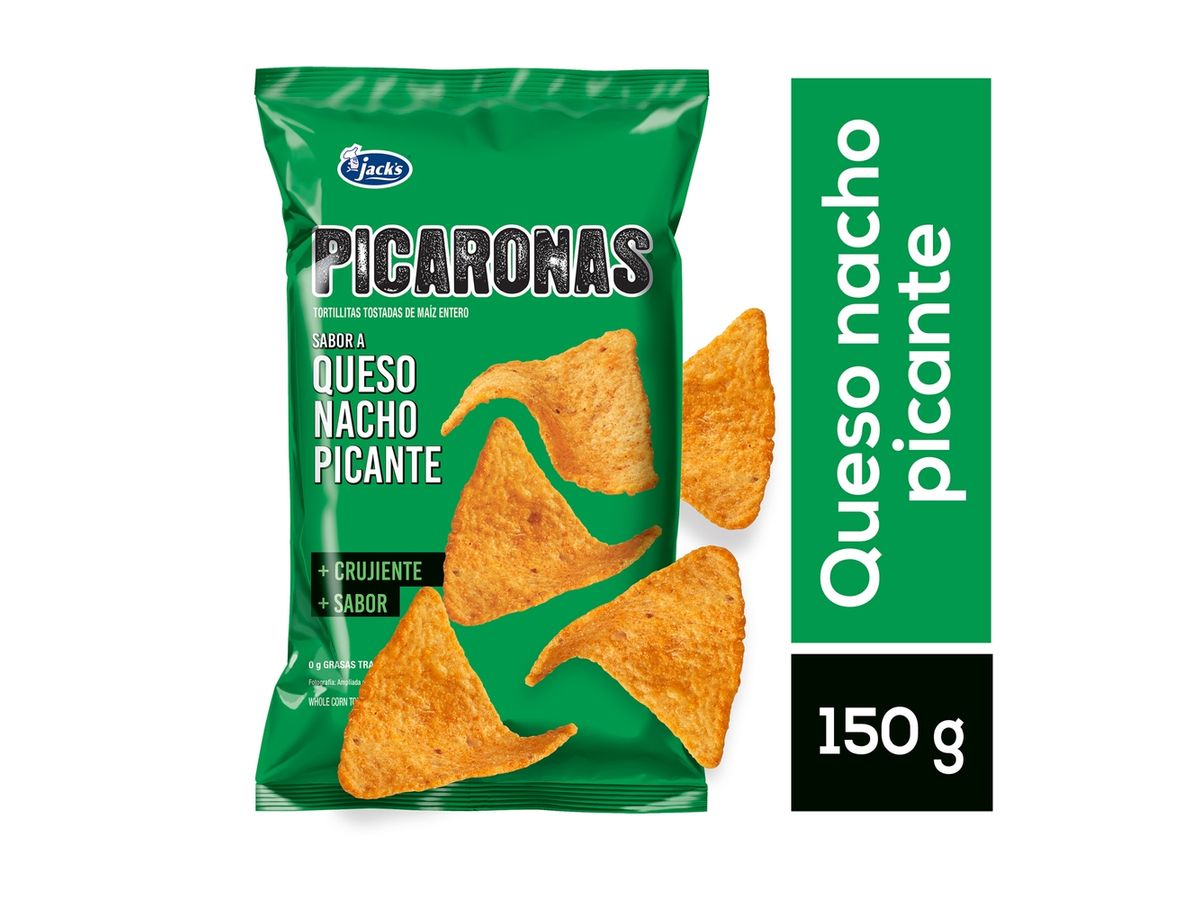 Snack Jack's picaronas queso nacho picante - 150 g