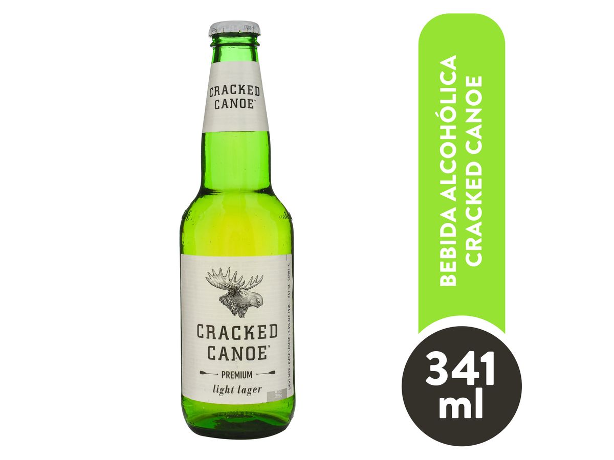Cerveza Cracked Canoe botella de vidrio - 341 ml
