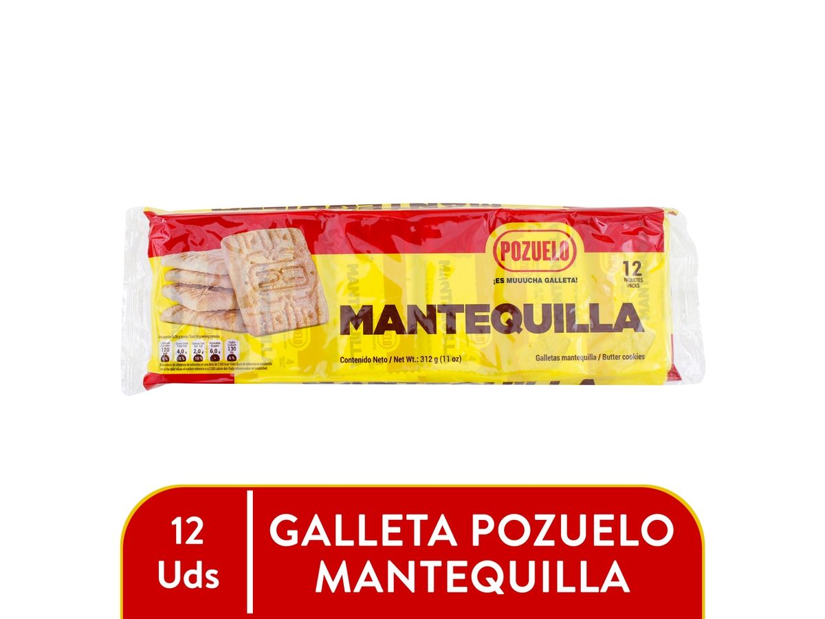 Galleta Pozuelo Mantequilla - 312 g