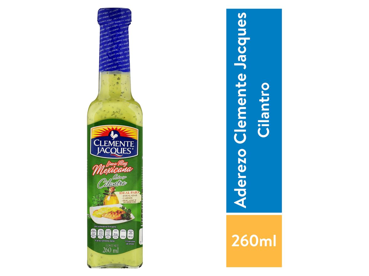 Aderezo Clemente Jacques Cilantro - 260ml